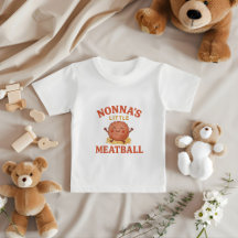 Nonnas lilla Meatball Baby | Cute Italiensk gåva