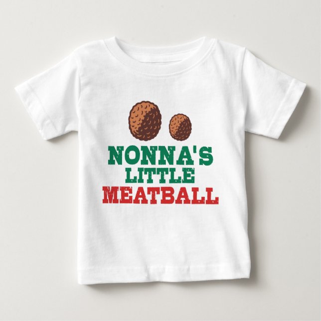 Nonnas lilla Meatball T-shirt (Framsida)
