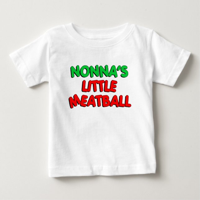 Nonnas lilla Meatball T-shirt (Framsida)