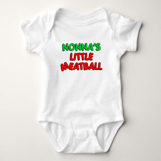 Nonnas lilla Meatball Tee Shirt (Framsida)