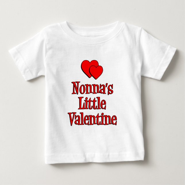 Nonnas lilla Valentine T Shirt (Framsida)