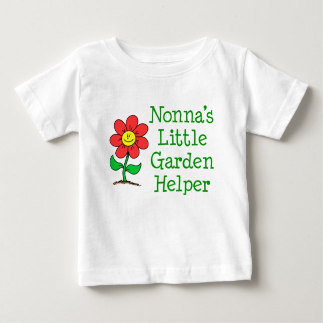 Nonnas lille Garden Helper Tröja (Framsida)