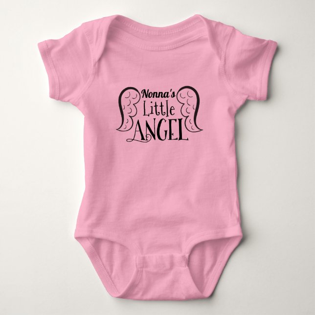 Nonnas lite ängel t-shirt (Framsida)