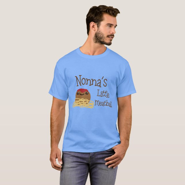 Nonnas lite Meatball T Shirt (Hel framsida)