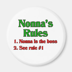 Nonnas regler magnet