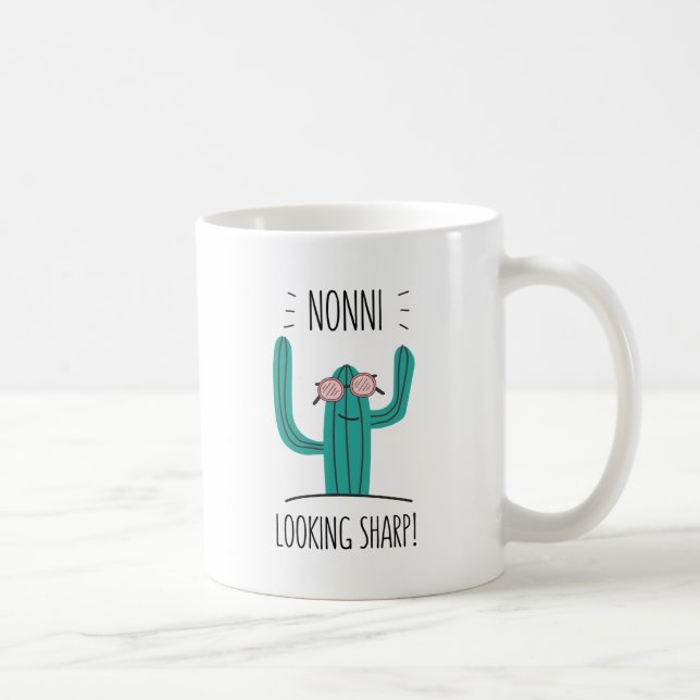 Nonni Italienska mormor mormor Gmorma Gift Idea Kaffemugg (Höger)