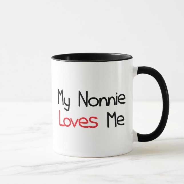 Nonnie älskar mig mugg (Höger)