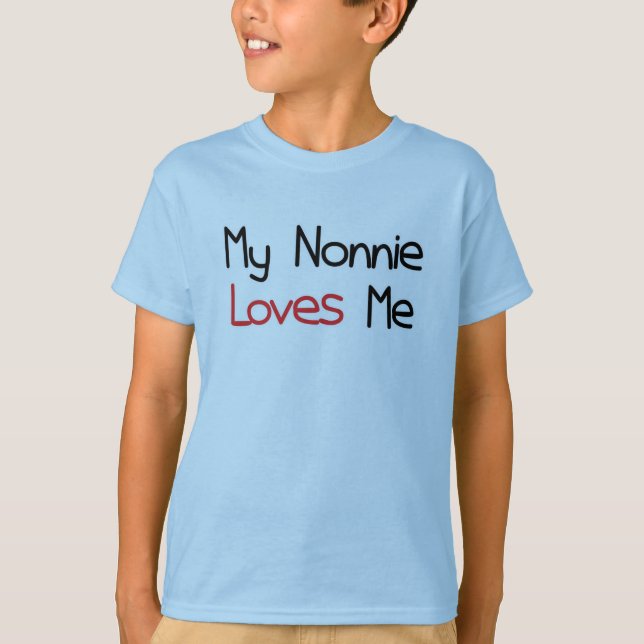 Nonnie älskar mig tee shirt (Framsida)
