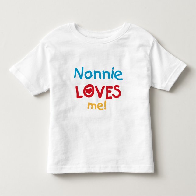 Nonnie älskar mig Tshirts och gåvor (Framsida)