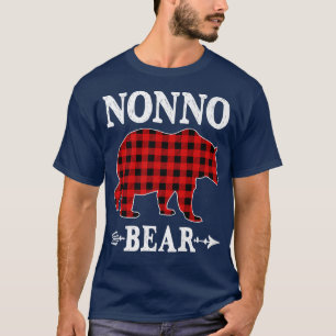 Nonno Bear jul jul Pajama Red Play Buffalo Fami T Shirt