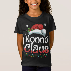 Nonno Claus julfamilj Matching Pajama Funny T Shirt