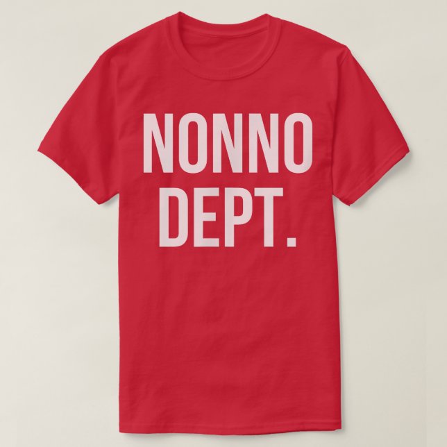 Nonno Dept  T Shirt (Design framsida)