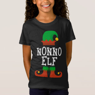 Nonno Elf-julmatchningsfamiljen Funny Pajama P T Shirt