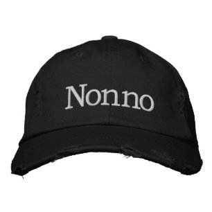 Nonno Embroized Hat Broderad Keps