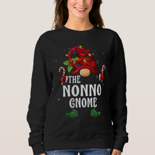 Nonno Gnome Buffalo-rutig Matchande Familj Jul T Shirt