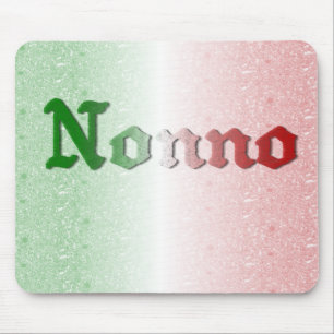 Nonno italiensk farfar flagga musmattor