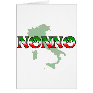 Nonno (italiensk farfar) hälsningskort