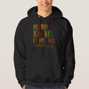Nonno känner till allt Grandpa Fars dag Hoodie