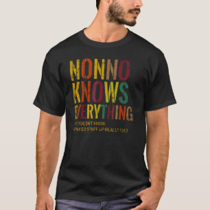 Nonno känner till allt Grandpa Fars dag T Shirt