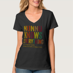Nonno känner till allt Grandpa Fars dag T Shirt