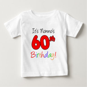 Nonnos 60th födelsedag tee shirt