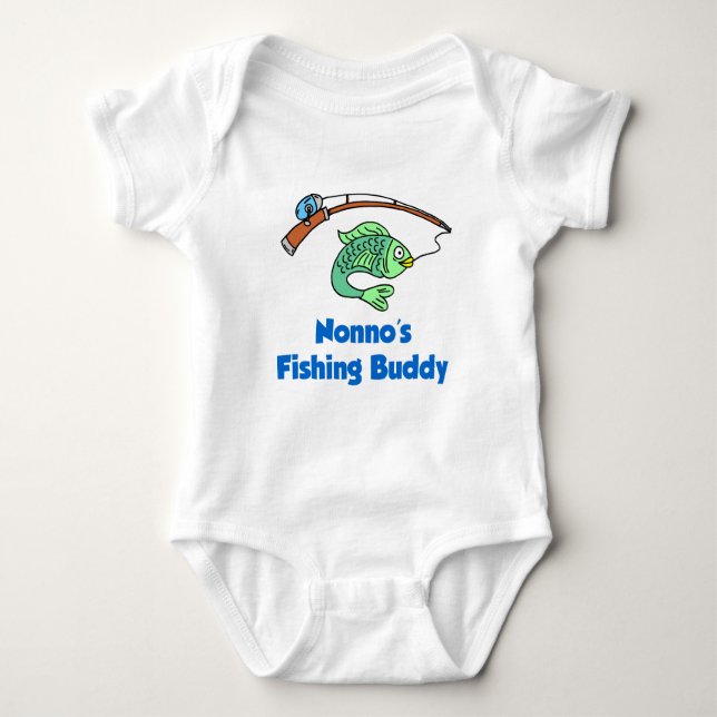 Nonno's Fishing Buddy Tee Shirt (Framsida)