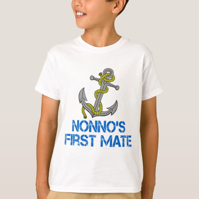 Nonnos förste styrmann tee shirt (Framsida)