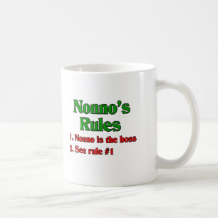 Nonnos (italiensk farfar) regler kaffemugg