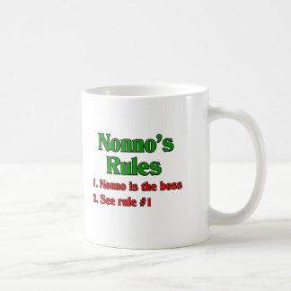 Nonnos (italiensk farfar) regler kaffemugg