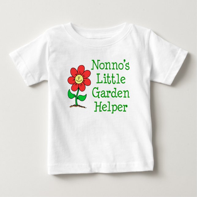 Nonnos lilla trädgårdshjälpare t shirt (Framsida)