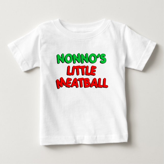 Nonnos lite Meatball Tee Shirt (Framsida)