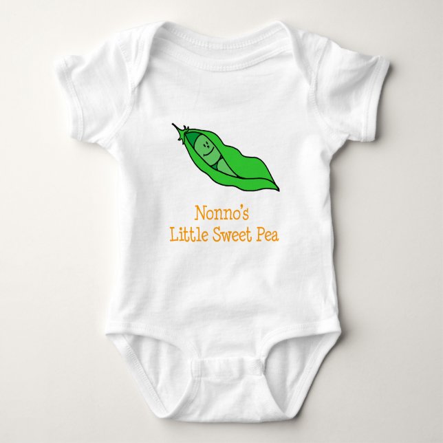Nonno's Little Sweet Pea T Shirt (Framsida)