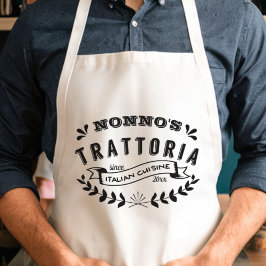 Nonno's Trattoria Italienska farmaceutiska köket Förkläde