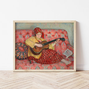 Nono à La Guitare Henri Lebasque Poster