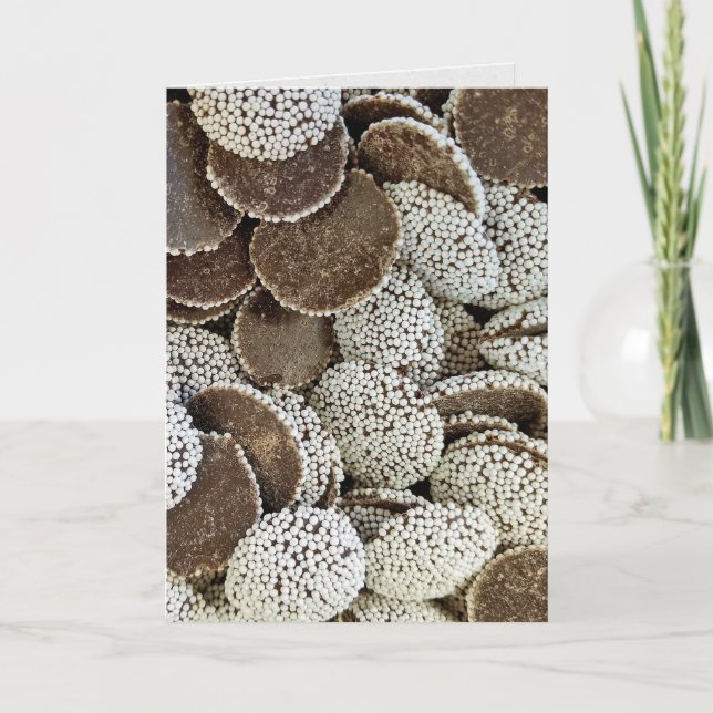 nonpareil candy-födelsedag kort (Framsida)