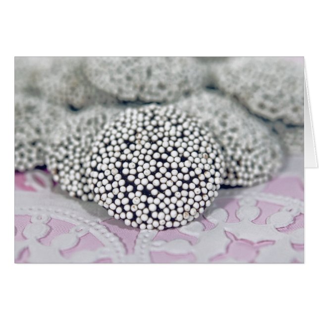 Nonpareil Candy på Snöre födelsedag OBS Kort (Framsidan Horizontal)