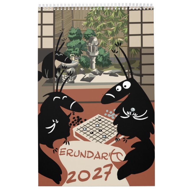 Nonsense Possums Konstkalender 2027 Kalender (Omslag)