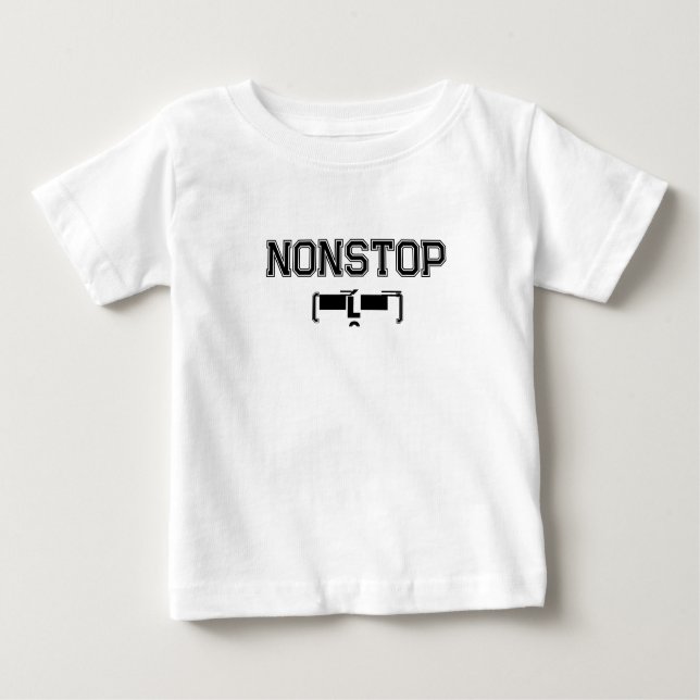 NONSTOP Gym Motivation Hoodie T-Shirt (Framsida)