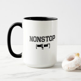 NONSTOP Gym Motivation Hoodie T-Shirt Mugg