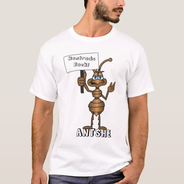 Nontrads sten! t shirt (Framsida)