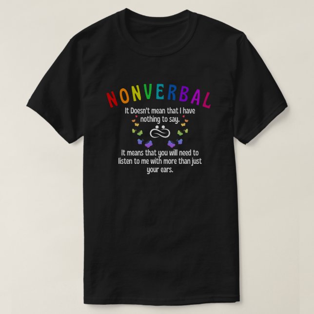 Nonverbal T Shirt (Design framsida)