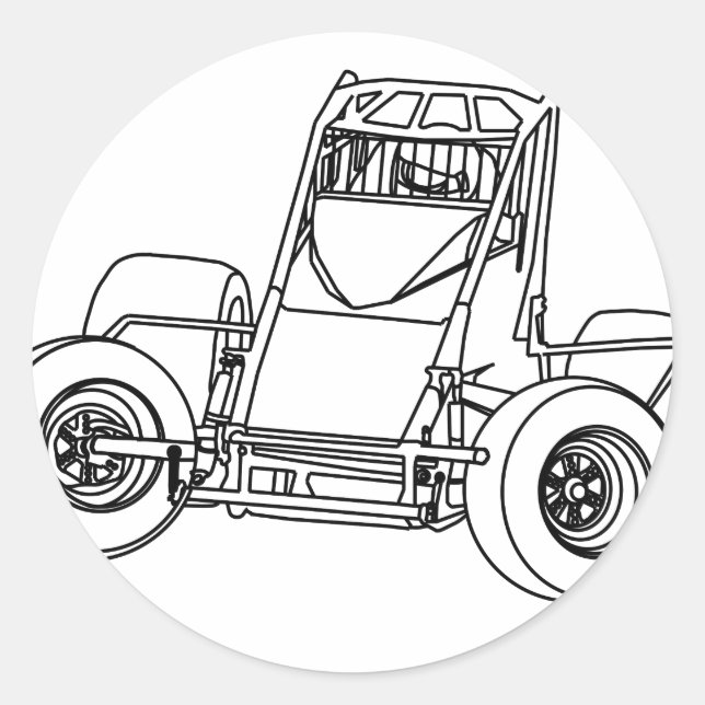 nonwing1.ai runt klistermärke (Framsida)