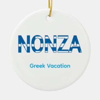nonza grieche julgransprydnad keramik
