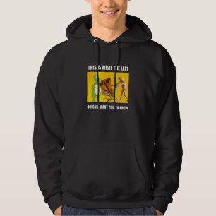 Noo den Lämnat Konstigen Memorial Ironic Dumb Prog Hoodie