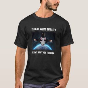 Noo den Lämnat Konstigen Memorial Ironic Dumb Prog T Shirt