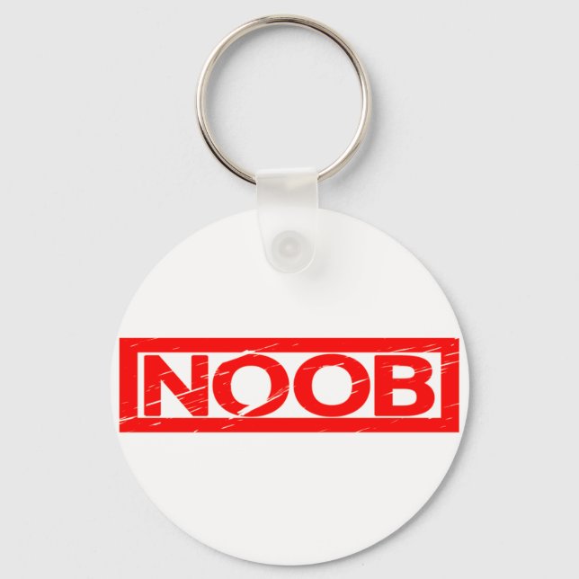 Noob Frimärke Nyckelring (Framsida)