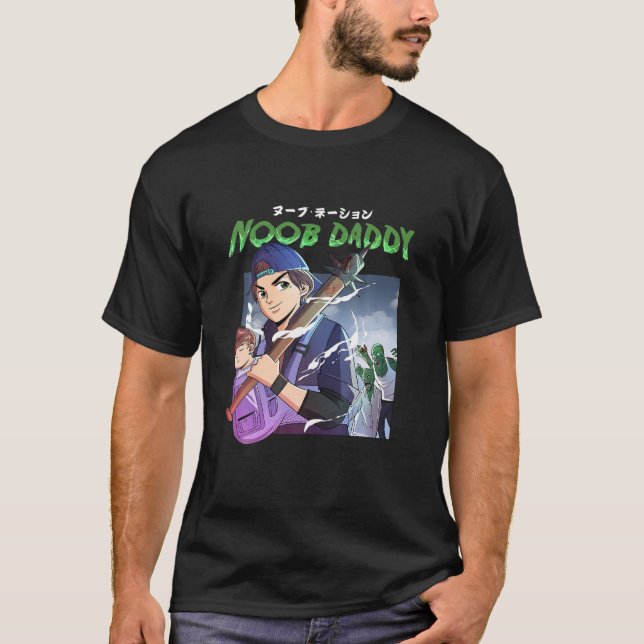 Noob Pappa Zombie Apocalypse Tee (Framsida)