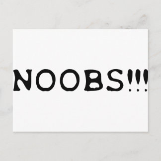 NOOBS!!!! ikon Vykort