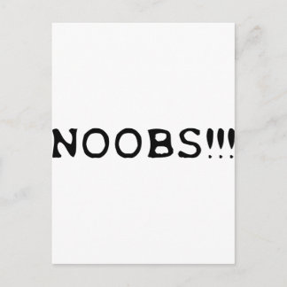 NOOBS!!!! ikon Vykort