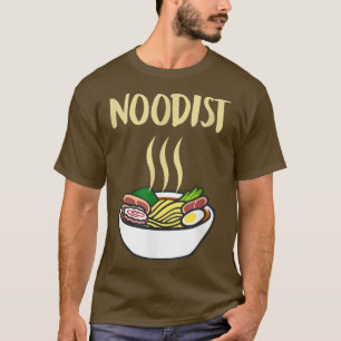 Noodist Ramen Funny Noodle Foodie Longtärmades Gif T Shirt